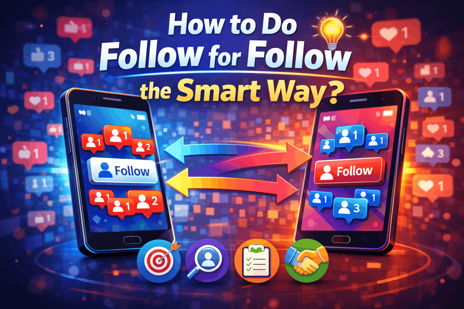 Follow for Follow the Smart Way