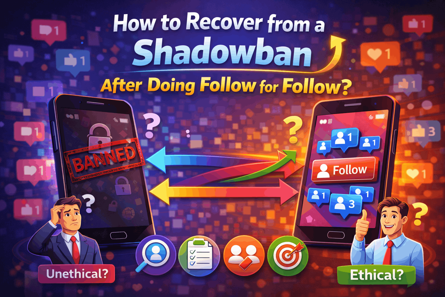 Recover from a Shadowban After Doing Follow for Follow