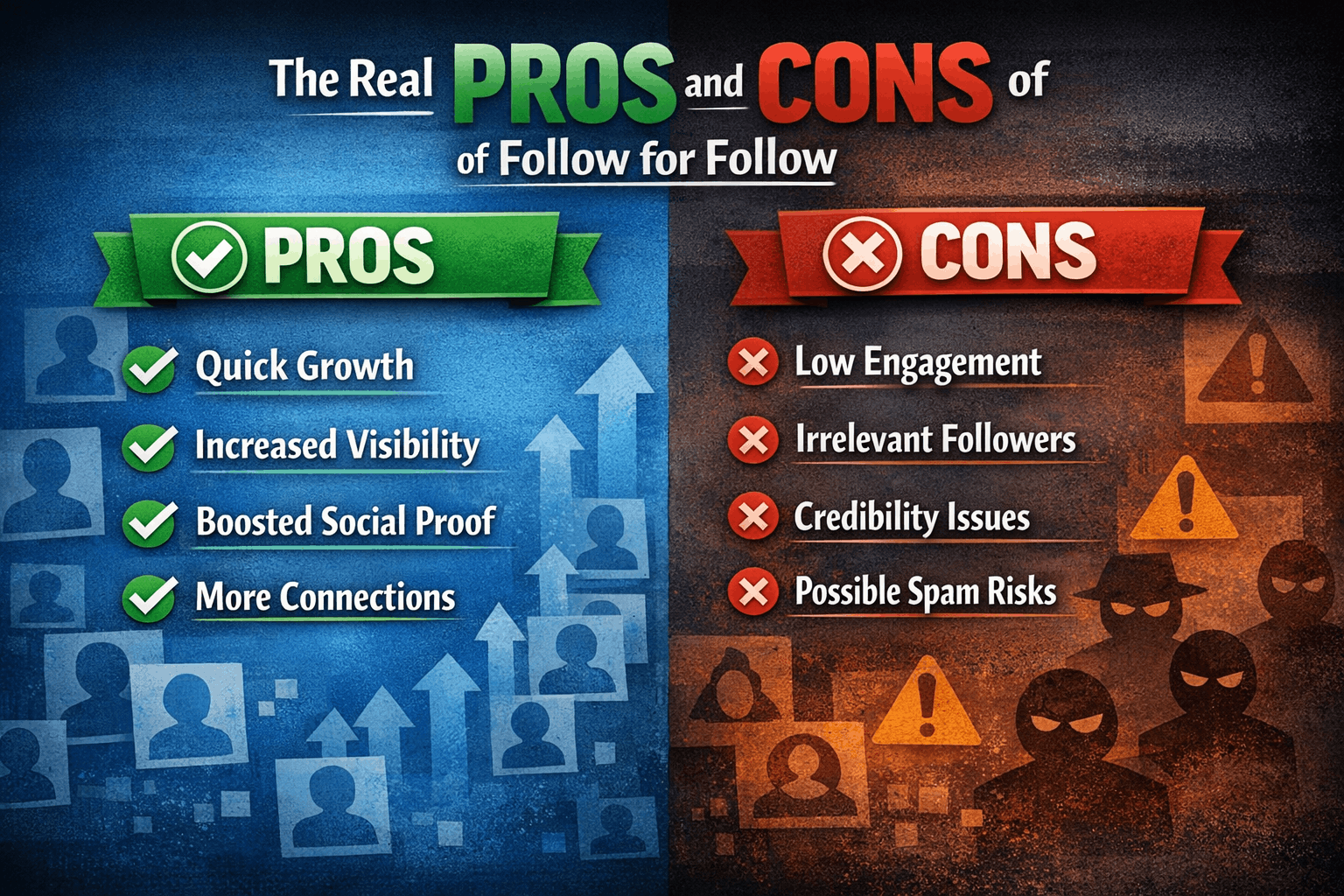 Pros and Cons of Follow for Follow