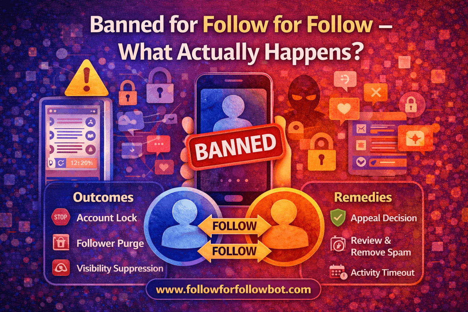 “Banned for Follow for Follow” — What Actually Happens?