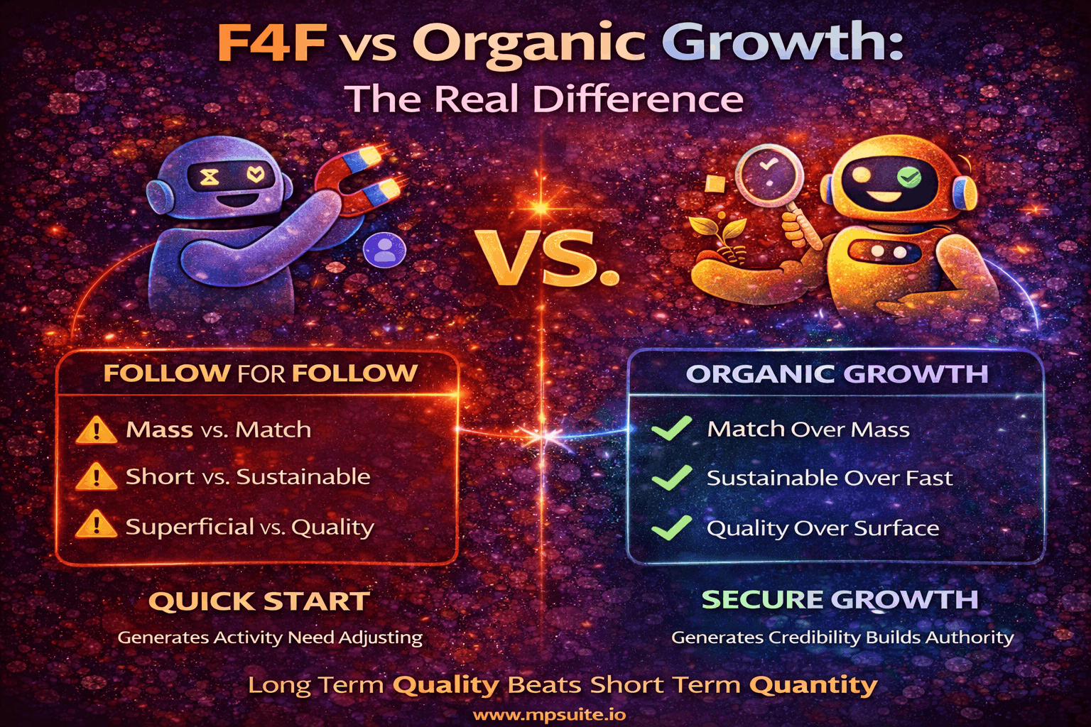 F4F vs Organic Growth: The Real Difference