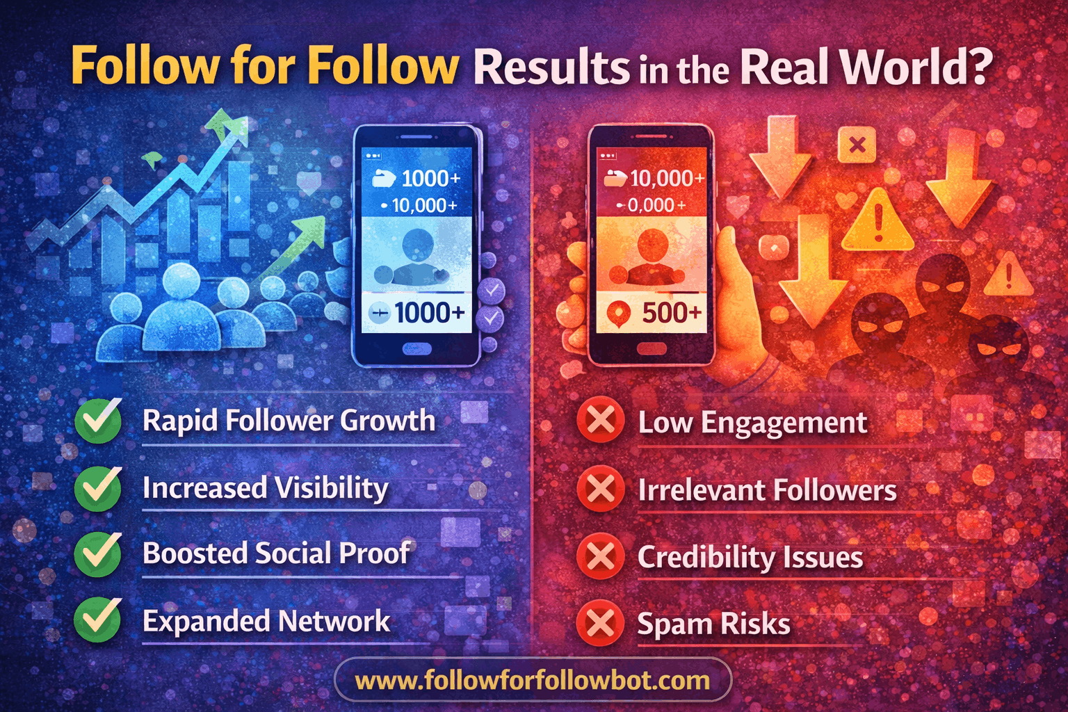 Follow for Follow Results in the Real World ?