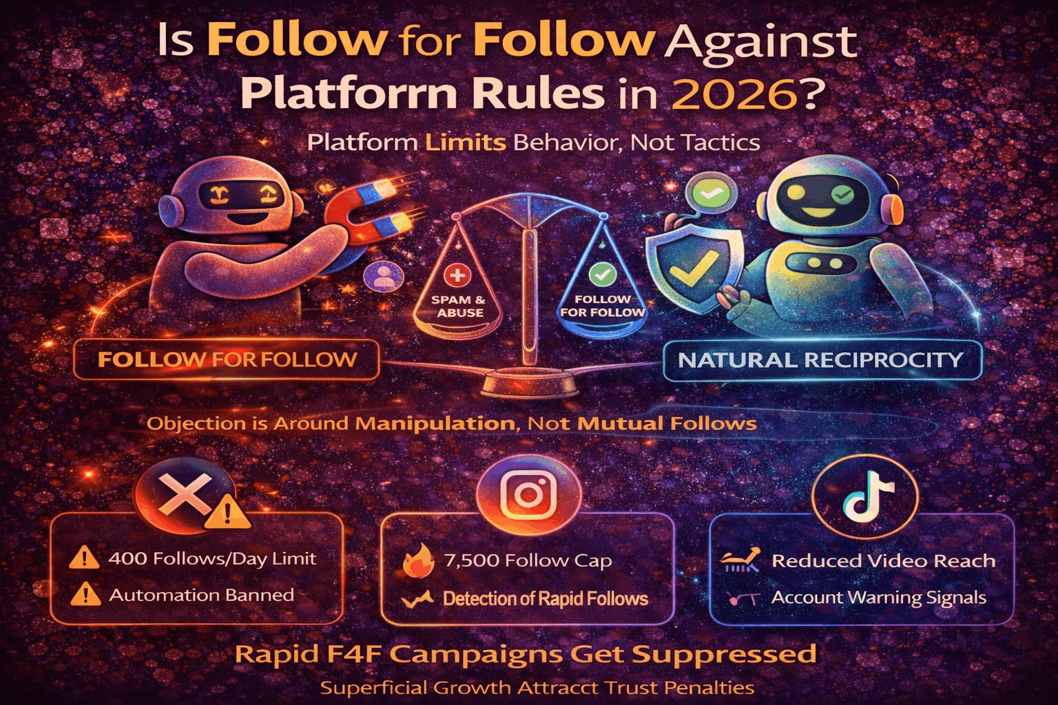 Is Follow for Follow Against Platform Rules in 2026?