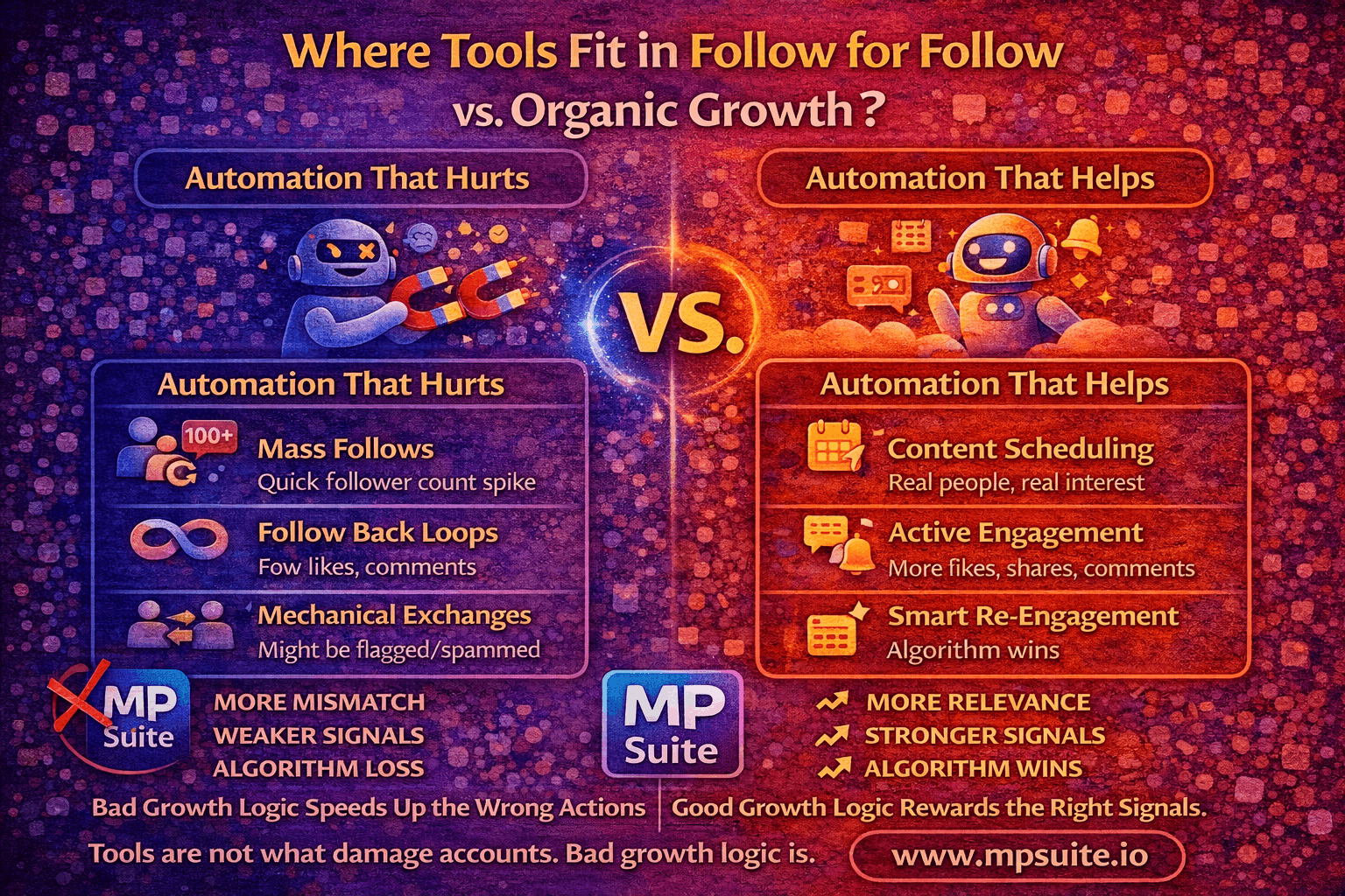 Where Tools Fit in Follow for Follow vs Organic Growth ?